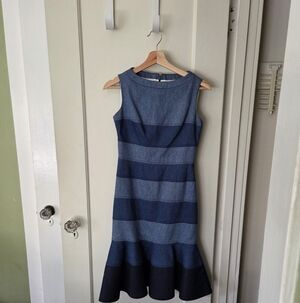 Carolina Herrera Striped Knee-Length Dress
